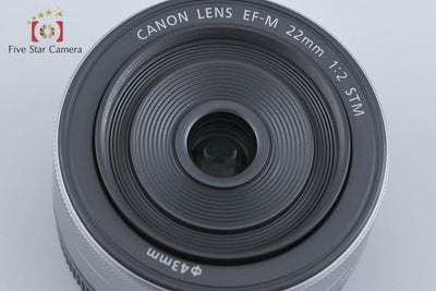 【中古】Canon キヤノン EF-M 22mm f/2 STM シルバー
