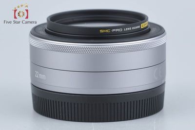 【中古】Canon キヤノン EF-M 22mm f/2 STM シルバー