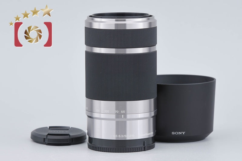 【中古】SONY ソニー E 55-210mm f/4.5-6.3 OSS SEL55210 シルバー