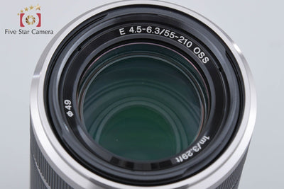 【中古】SONY ソニー E 55-210mm f/4.5-6.3 OSS SEL55210 シルバー