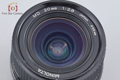【中古】MINOLTA ミノルタ New MD 20mm f/2.8