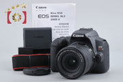 【中古】Canon キヤノン EOS Kiss X10 EF-S 18-55 IS STM レンズキット ブラック