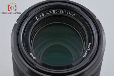 【中古】SONY ソニー E 55-210mm f/4.5-6.3 OSS SEL55210 ブラック