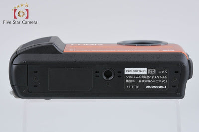 【中古】Panasonic パナソニック LUMIX DC-FT7 オレンジ コンパクトデジタルカメラ 元箱付き