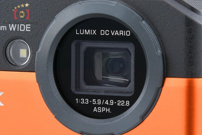 【中古】Panasonic パナソニック LUMIX DC-FT7 オレンジ コンパクトデジタルカメラ 元箱付き