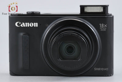 【中古】Canon キヤノン PowerShot SX610 HS ブラック コンパクトデジタルカメラ