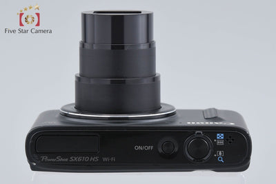 【中古】Canon キヤノン PowerShot SX610 HS ブラック コンパクトデジタルカメラ