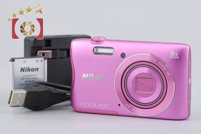 【中古】Nikon ニコン COOLPIX S3700 ピンク コンパクトデジタルカメラ