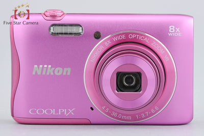 【中古】Nikon ニコン COOLPIX S3700 ピンク コンパクトデジタルカメラ