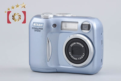 【中古】Nikon ニコン COOLPIX E2100 シルキーブルー コンパクトデジタルカメラ