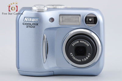 【中古】Nikon ニコン COOLPIX E2100 シルキーブルー コンパクトデジタルカメラ
