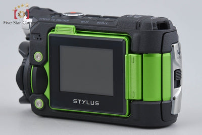 【中古】OLYMPUS オリンパス STYLUS TG-TRACKER グリーン アクションカメラ 元箱付き