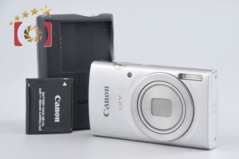 【中古】Canon キヤノン IXY 200 シルバー コンパクトデジタルカメラ