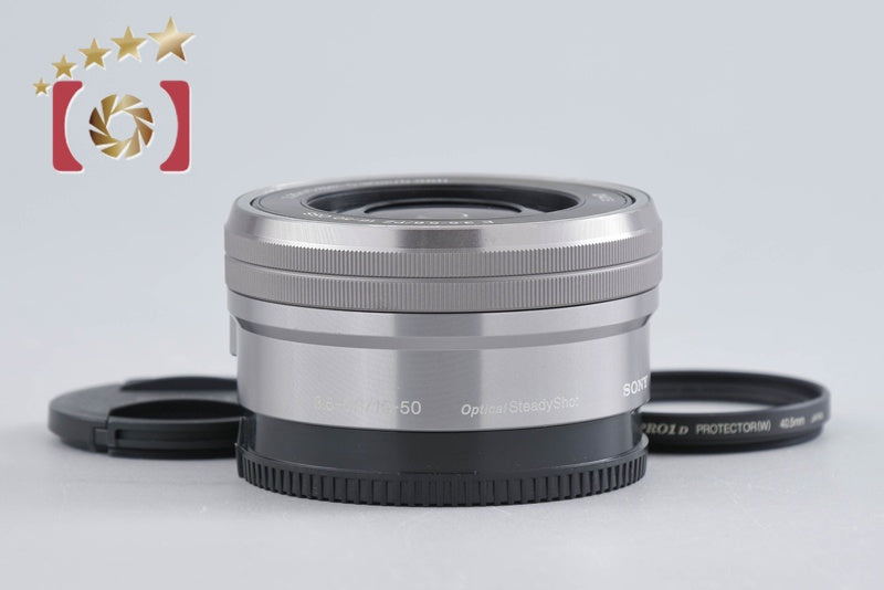 【中古】SONY ソニー E PZ 16-50mm f/3.5-5.6 OSS SELP1650 シルバー