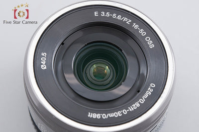 【中古】SONY ソニー E PZ 16-50mm f/3.5-5.6 OSS SELP1650 シルバー