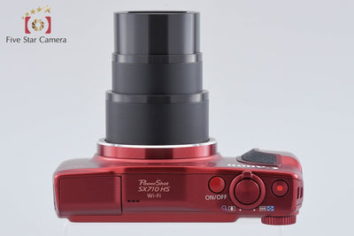 【中古】Canon キヤノン PowerShot SX710 HS レッド コンパクトデジタルカメラ