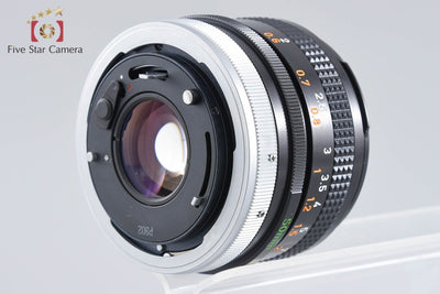 【中古】Canon キヤノン FD 50mm f/1.8 S.C.