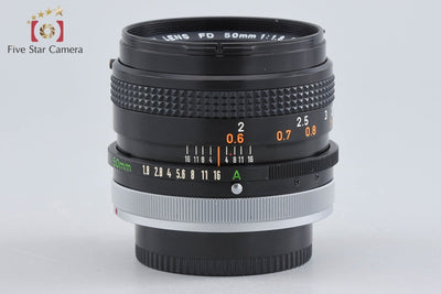 【中古】Canon キヤノン FD 50mm f/1.8 S.C.