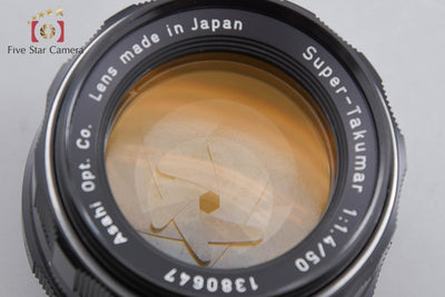 【中古】PENTAX ペンタックス Super-Takumar 50mm f/1.4 M42マウント