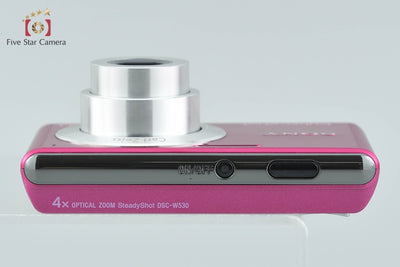 【中古】SONY ソニー Cyber-shot DSC-W530 ピンク コンパクトデジタルカメラ