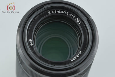【中古】SONY ソニー E 55-210mm f/4.5-6.3 OSS SEL55210 ブラック