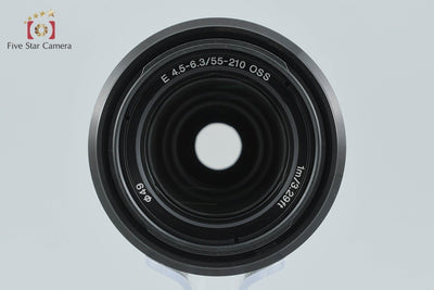 【中古】SONY ソニー E 55-210mm f/4.5-6.3 OSS SEL55210 ブラック