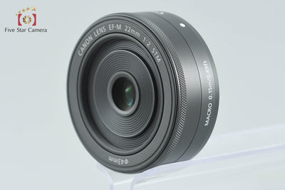 【中古】Canon キヤノン EF-M 22mm f/2 STM ブラック