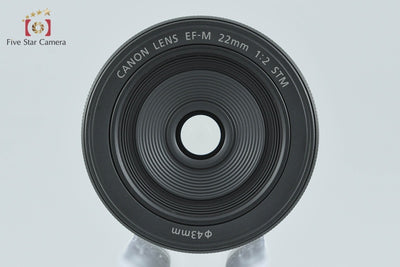 【中古】Canon キヤノン EF-M 22mm f/2 STM ブラック