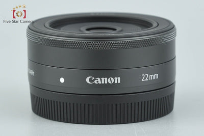 【中古】Canon キヤノン EF-M 22mm f/2 STM ブラック