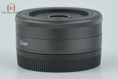 【中古】Canon キヤノン EF-M 22mm f/2 STM ブラック