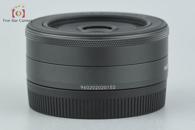 【中古】Canon キヤノン EF-M 22mm f/2 STM ブラック