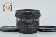 【中古】Nikon ニコン AF NIKKOR 20mm f/2.8