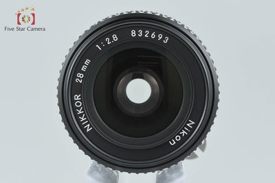 【中古】Nikon ニコン Ai-S NIKKOR 28mm f/2.8