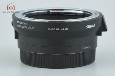 【中古】SIGMA シグマ マウントコンバーター MC-11 Canon EF-E用 Canon EF → ソニーEマウント 元箱付き