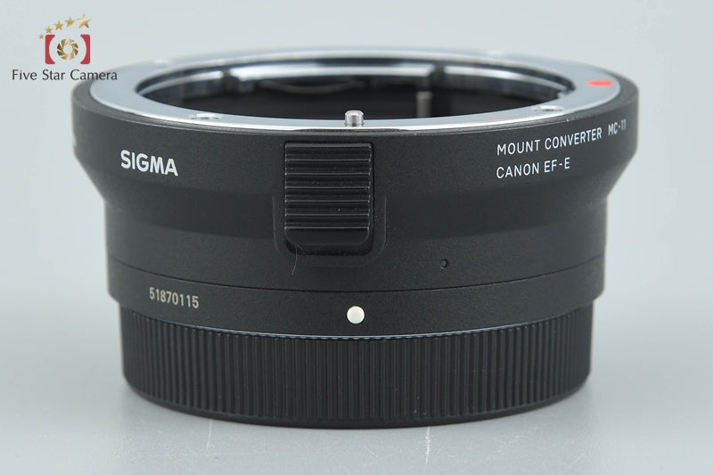 中古】SIGMA シグマ マウントコンバーター MC-11 Canon EF-E用 Canon