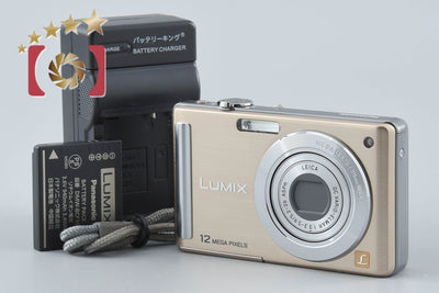 【中古】Panasonic パナソニック LUMIX DMC-FS25 ゴールド コンパクトデジタルカメラ