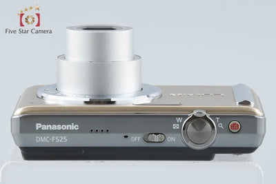 【中古】Panasonic パナソニック LUMIX DMC-FS25 ゴールド コンパクトデジタルカメラ