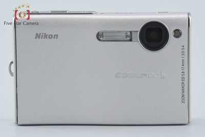 【中古】Nikon ニコン COOLPIX S5 グロスシルバー コンパクトデジタルカメラ