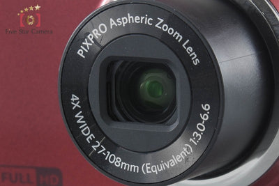 【中古】KODAK コダック PIXPRO FZ45 レッド コンパクトデジタルカメラ