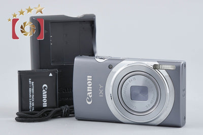 【中古】Canon キヤノン IXY 130 グレー コンパクトデジタルカメラ