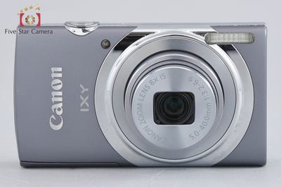 【中古】Canon キヤノン IXY 130 グレー コンパクトデジタルカメラ