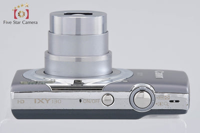 【中古】Canon キヤノン IXY 130 グレー コンパクトデジタルカメラ