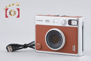 【中古】FUJIFILM 富士フイルム instax Mini Evo ブラウン インスタントカメラ