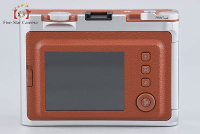 【中古】FUJIFILM 富士フイルム instax Mini Evo ブラウン インスタントカメラ
