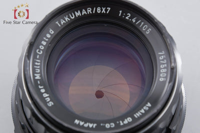 【中古】PENTAX ペンタックス SMC TAKUMAR 6x7 105mm f/2.4 2026.8月 オーバーホール済み
