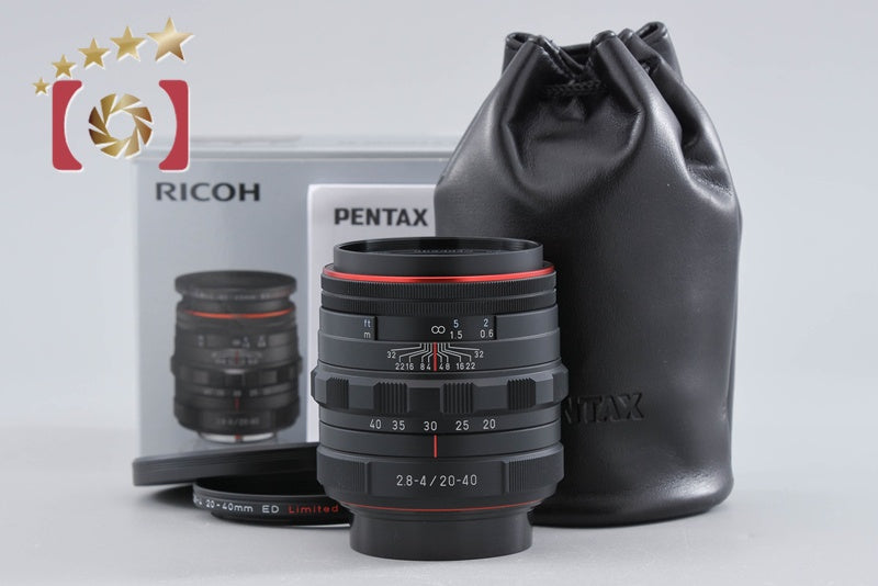 【中古】PENTAX ペンタックス HD DA 20-40mm f/2.8-4 ED Limited DC WR ブラック 元箱付き