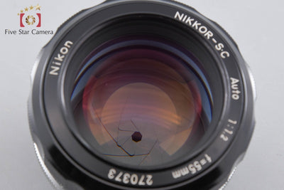【中古】Nikon ニコン NIKKOR-S.C Auto 55mm f/1.2 Ai改
