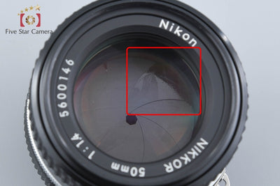 【中古】Nikon ニコン Ai-S NIKKOR 50mm f/1.4