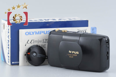 【中古】OLYMPUS オリンパス μ[mju:] ZOOM DELUXE コンパクトフィルムカメラ 元箱付き
