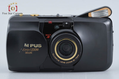 【中古】OLYMPUS オリンパス μ[mju:] ZOOM DELUXE コンパクトフィルムカメラ 元箱付き